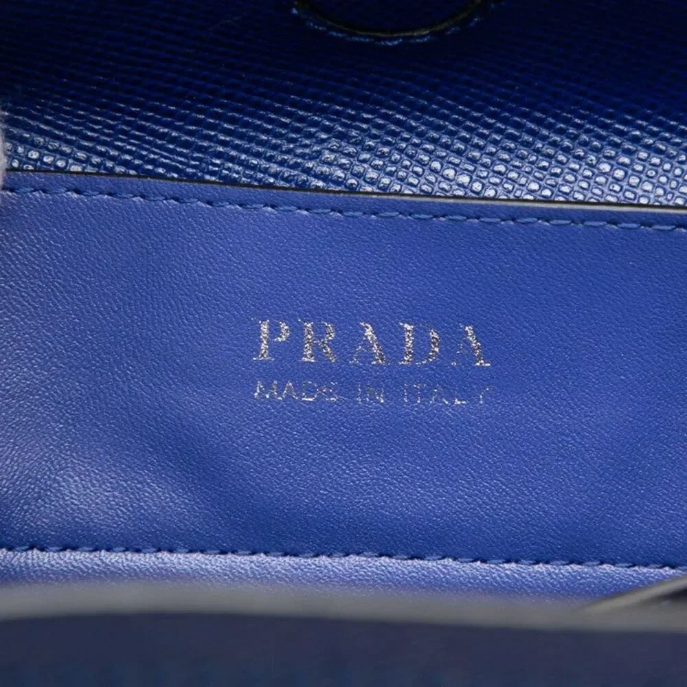 Prada Triangle Logo Tote